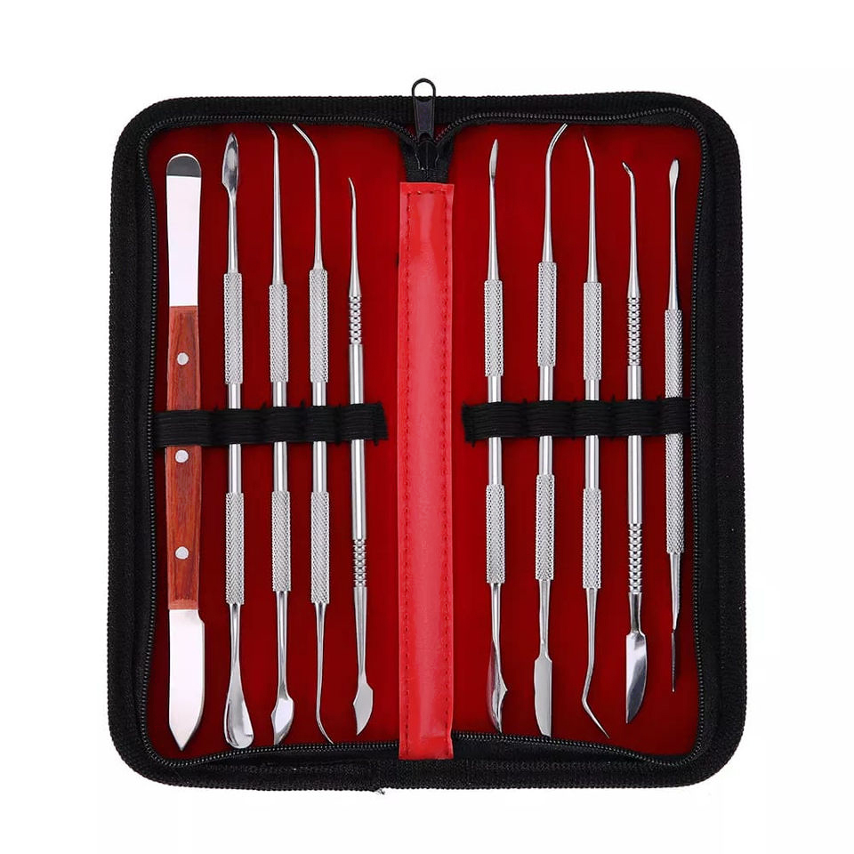 Waxing Kit Home - 10 sztuk/zestaw Szpatułki dentystyczne Nóż do