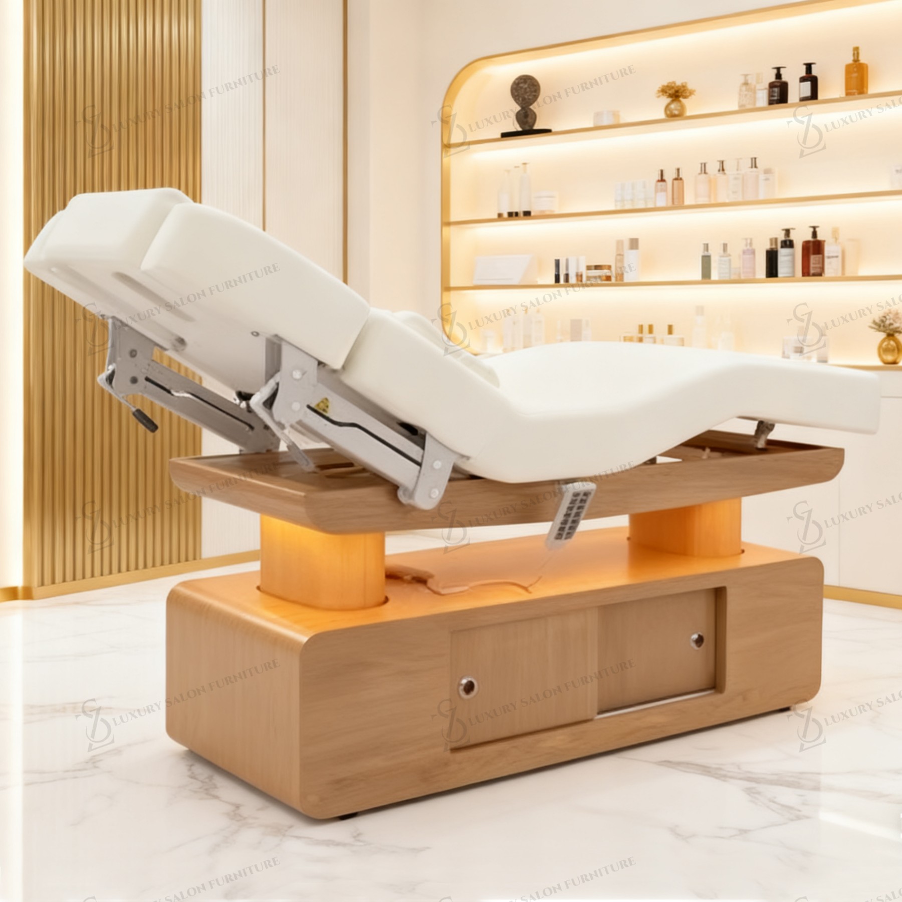 Luksusowe łóżko kosmetyczne 3/ – Wellness Spa And Massage recenzja i cena